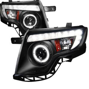 07-10 FORD EDGE PROJECTOR HEADLIGHT BLACK HOUSING Spec D Projector Headlights (Black)