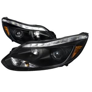 12-14 Ford Focus (Do not fit models equipped with factory Xenon headlights; Do not fit Electric models; Fit for United States and Canada) Spec D Projector Headlights (Black)