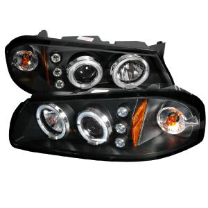 00-05 Chevrolet IMPALA HALO LED PROJECTOR BLACK Spec D LED Halo Projector Headlights (Black)