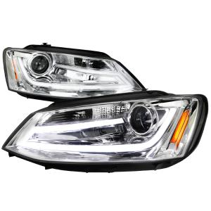 11-12 VOLKSWAGEN JETTA PROJECTOR HEADLIGHTS CHROME Spec D Projector Headlights (Chrome)