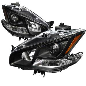 09-11 NISSAN MAXIMA PROJECTOR HEADLIGHT BLACK HOUSING Spec D Projector Headlights (Black)