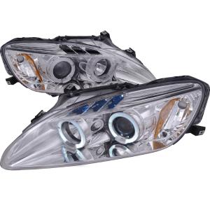 04-09 HONDA S2000 CHROME HOUSING PROJECTOR HEADLIGHTS, OE HID COMPATIBLE Spec D Projector Headlights (Chrome)