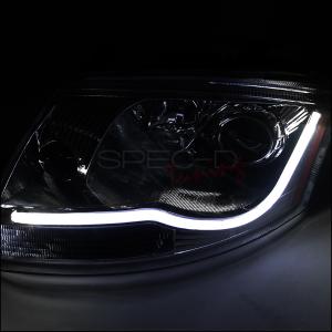 1999-2006 Audi TT With Stock Halogen Headlight Models Only Spec D LED DRL Projector Headlights