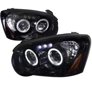 04-05 SUBARU IMPREZA SMOKED LENS GLOSS BLACK HOUSING PROJECTOR HEADLIGHTS Spec D Projector Headlights (Glossed Black/Smoke)