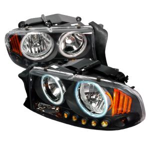 97-03 DODGE DURANGO CRYSTAL HOUSING HEADLIGHTS BLACK Spec D Crystal Euro Headlights (Black)