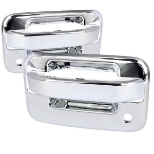 04-12 FORD F150 2 DOOR CHROME DOOR HANDLE C6 KEY HOLE ON DRIVER AND PASSENGER SIDE Spec D Door Handle Covers C6 (Keyhole on Driver and Passenger Side)