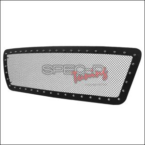 2004-2008 Ford F150 Models Only (Do Not Fit 2004 Ford F-150 Heritage Model) Spec D Rivet Style Upper Front Hood Grille Insert