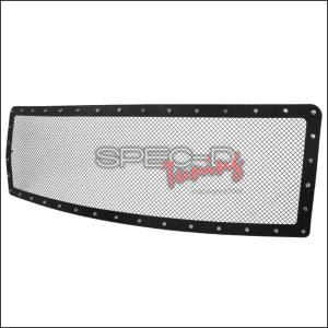 2009-2012 Ford F150 Models Only (Does Not Fit Raptor Models) Spec D Rivet Style Upper Front Hood Grille Insert