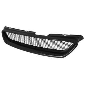 98-02 HONDA ACCORD FRONT HOOD GRILL  TYPE R BLACK 2 DOOR Spec D Type R Front Grille (Black)