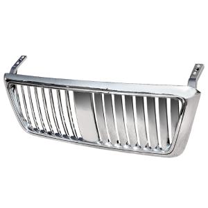 04-08 FORD F150 VERTICAL GRILL CHROME Spec D Vertical Hood Grille (Chrome)