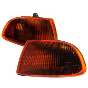 92-95 HONDA CIVIC CORNER LIGHTS SMOKE AMBER 2/3DR Spec D Corner Lights (Smoke/Amber)