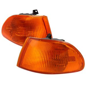 92-95 HONDA CIVIC CORNER LIGHTS AMBER 4DR Spec D Corner Lights (Clear/Amber)