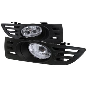 03-05 HONDA ACCORD 2 DOOR OEM FOG LIGHTS CLEAR Spec D Fog Lights - OEM Style + Switch Kit, Clear Color