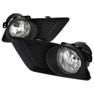 11-14 Dodge Charger (Do not Compatible with SRT8 models) Spec D Fog Lights + Switch Kit - OEM Style, Clear Color