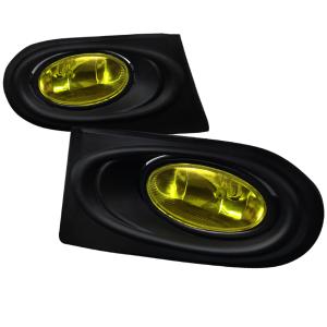 02-04 ACURA RSX OEM STYLE FOG LIGHTS YELLOW Spec D Fog Lights - OEM Style, Yellow Color