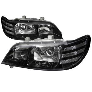 97-99 ACURA CL EURO HEADLIGHTS BLACK HOUSING Spec D Euro Headlights (Black)