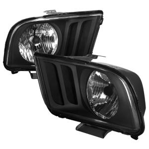 05-09 FORD MUSTANG EURO HEADLIGHT BLACK HOUSING Spec D Euro Headlights (Black)