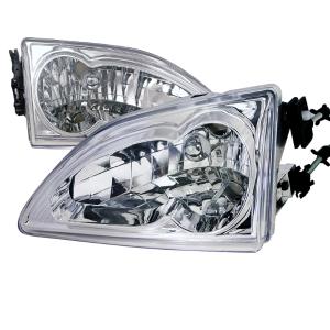 94-98 FORD MUSTANG CHROME HOUSING HEADLIGHTS Spec D Euro Headlights (Chrome)