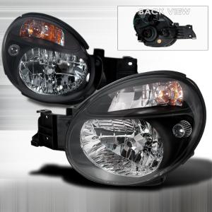 02-03 SUBARU WRX CRYSTAL HOUSING HEADLIGHTS BLACK Spec D Crystal Euro Headlights (Black)