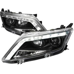 10-12 Ford Fusion Spec D Projector Headlights (Black)