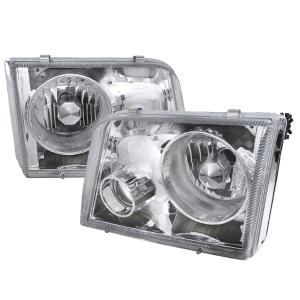 93-97 FORD RANGER PROJECTOR LIGHTS  CHROME Spec D Projector Headlights (Chrome)