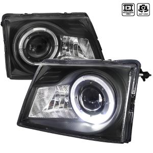 98-00 FORD RANGER HALO PROJECTOR BLACK HOUSING Spec D Projector Headlights - Halo, Black Color