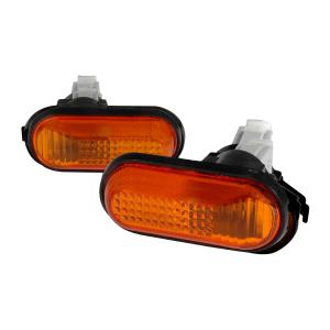 92-95 HONDA CIVIC DOME SIDE MARKER Spec D Side Marker Lights - Dome Type (Clear/Amber)