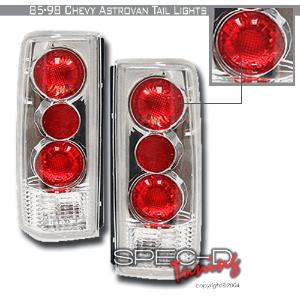 85-98 Chevrolet ASTRO ALTEZZA TAIL LIGHTS CHROME Spec D Altezza Tail Lights (Chrome)