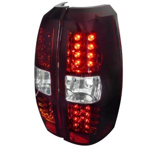 07-09 Chevrolet AVALANCHE RED CLEAR LENS LED TAIL LIGHTS Spec D LED Tail Lights (Red/Clear)