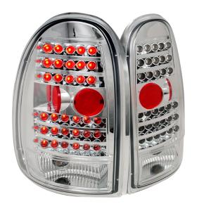 96-00 DODGE CARAVAN LED TAIL LIGHTS CHROME Spec D LED Tail Lights (Chrome)