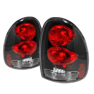 96-00 DODGE CARAVAN ALTEZZA TAIL LIGHTS BLACK Spec D Altezza Tail Lights (Black)