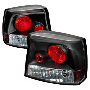 05-08 DODGE CHARGER ALTEZZA TAIL LIGHT BLACK Spec D Altezza Tail Lights (Black)