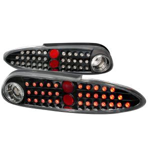 93-02 Chevrolet CAMARO LED TAIL LIGHTS BLACK Spec D LED Tail Lights (Black)