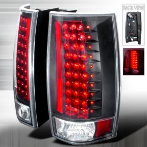 07-10 Chevrolet/GMC DENALI/TAHOE LED TAIL LIGHTS CHROME Spec D LED Tail Lights (Chrome)