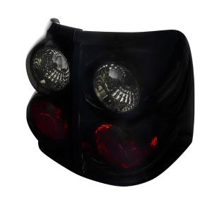 02-04 FORD EXPLORER EURO TAIL LIGHTS GLOSSY BLACK HOUSING WITH SMOKE LENS Spec D Euro Tail Lights (Glossy Black/Smoke)