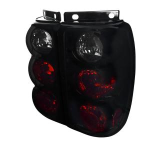 95-97 FORD EXPLORER EURO TAIL LIGHTS GLOSSY BLACK HOUSING WITH SMOKE LENS Spec D Euro Tail Lights (Glossy Black/Smoke)