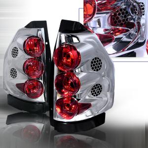 02-06 GMC ENVOY ALTEZZA TAIL LIGHTS CHROME Spec D Altezza Tail Lights (Chrome)