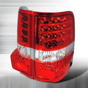 04-07 FORD F150 LED TAIL LIGHTS RED Spec D LED Tail Lights (Red)