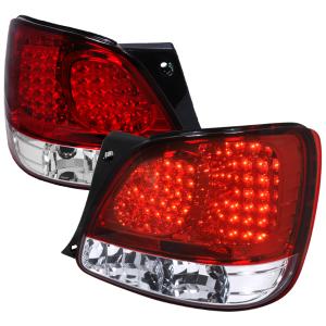 98-05 LEXUS GS300 LED TAIL LIGHTS RED Spec D LED Tail Lights (Red)