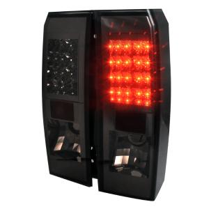 05-10 HUMMER H3 LED TAIL LIGHTS SMOKE Spec D LED Tail Lights (Smoke)