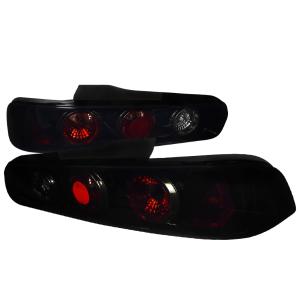 94-01 ACURA INTEGRA EURO TAIL LIGHTS GLOSSY BLACK HOUSING WITH SMOKE LENS Spec D Euro Tail Lights (Glossy Black/Smoke)