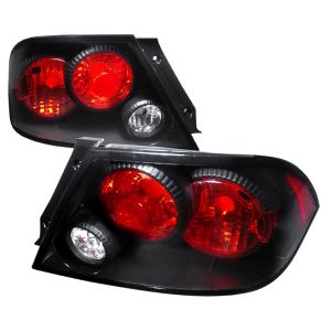 03-06 MITSUBISHI LANCER ALTEZZA TAIL LIGHTS BLACK Spec D Altezza Tail Lights (Black)