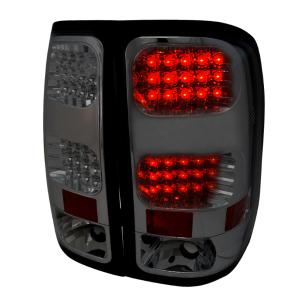 07-12 GMC SIERRA LED TAIL LIGHTS SMOKE Spec D LED Tail Lights (Smoke)