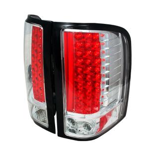 07-11 Chevrolet SILVERADO LED TAIL LIGHTS CHROME Spec D LED Tail Lights (Chrome)