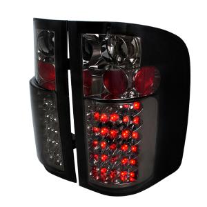 07-11 Chevrolet SILVERADO LED TAIL LIGHTS SMOKE Spec D LED Tail Lights (Smoke)