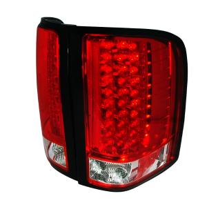 07-11 Chevrolet SILVERADO LED TAIL LIGHTS RED Spec D LED Tail Lights (Red)