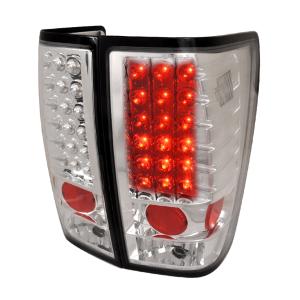 04-12 NISSAN TITAN LED TAIL LIGHTS CHROME Spec D LED Tail Lights (Chrome)