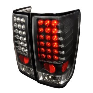 04-12 NISSAN TITAN LED TAIL LIGHTS BLACK Spec D LED Tail Lights (Black)