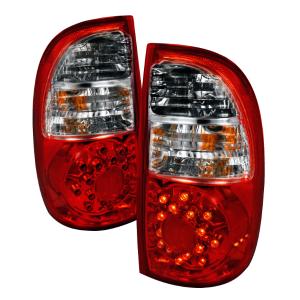 05-06 TOYOTA TUNDRA LED TAIL LIGHTS RED Spec D LED Tail Lights (Red)