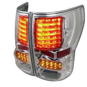 07-12 TOYOTA TUNDRA LED TAIL LIGHT CHROME HOUSING Spec D LED Tail Lights (Chrome)